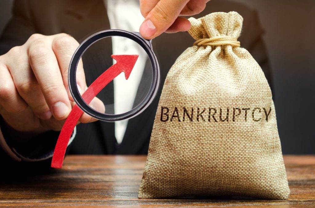 What is the downside of filing for bankruptcy